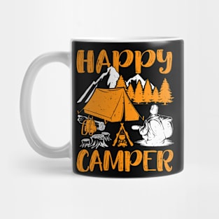 Happy Camper - Camping Shirt for Men Women and Kids Mug